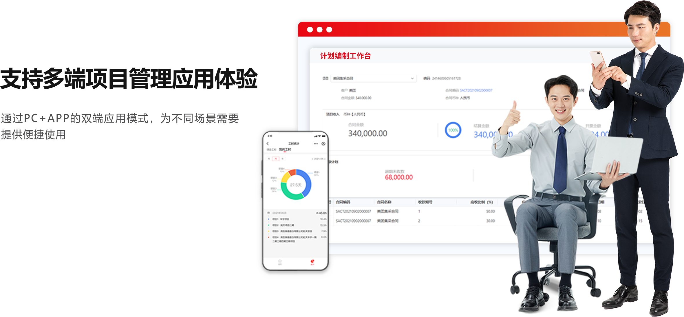 支持多端项目管理应用体验