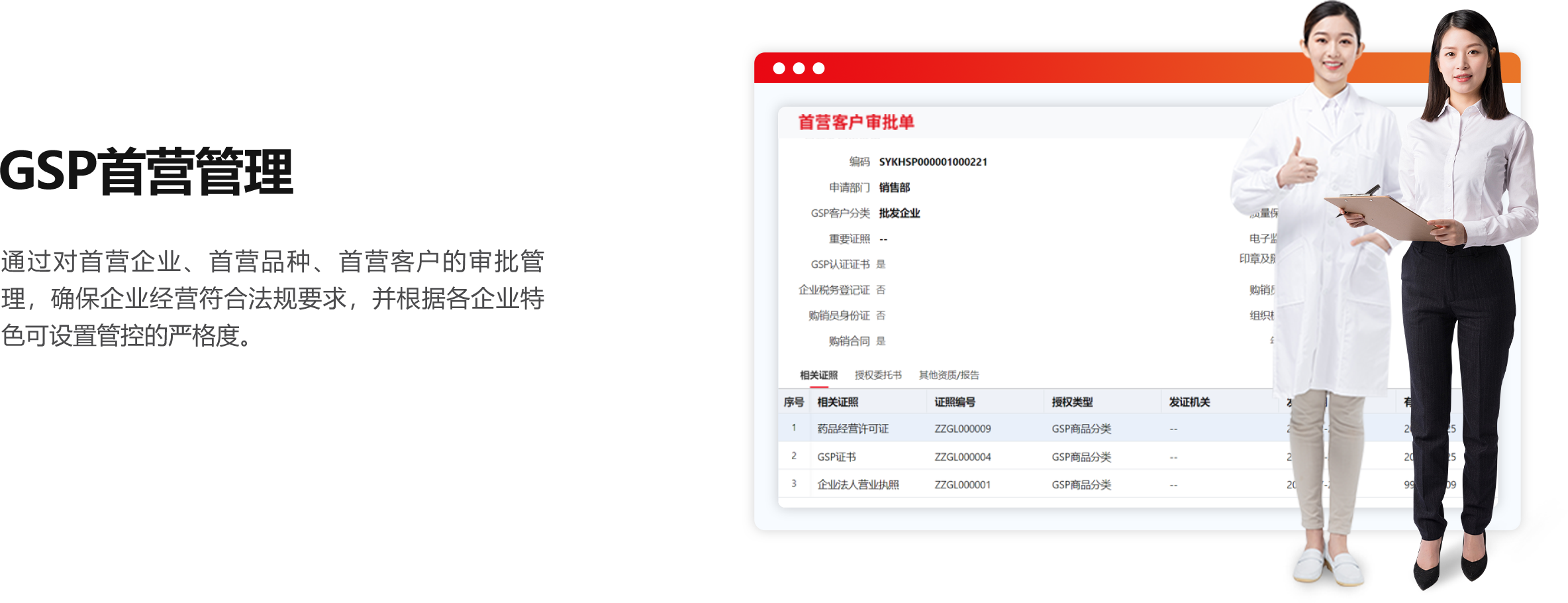 GSP首营管理