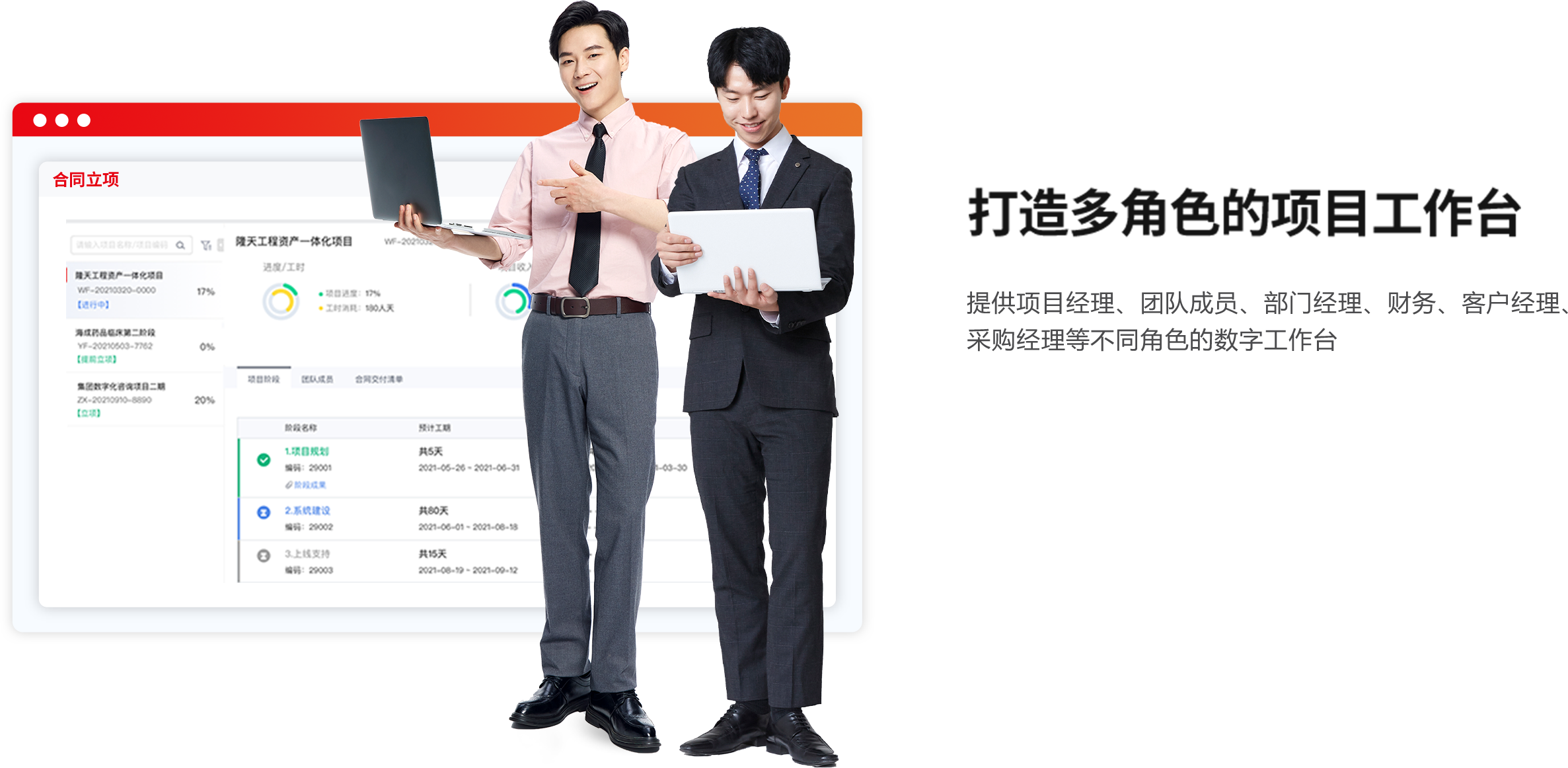 打造多角色的项目工作台